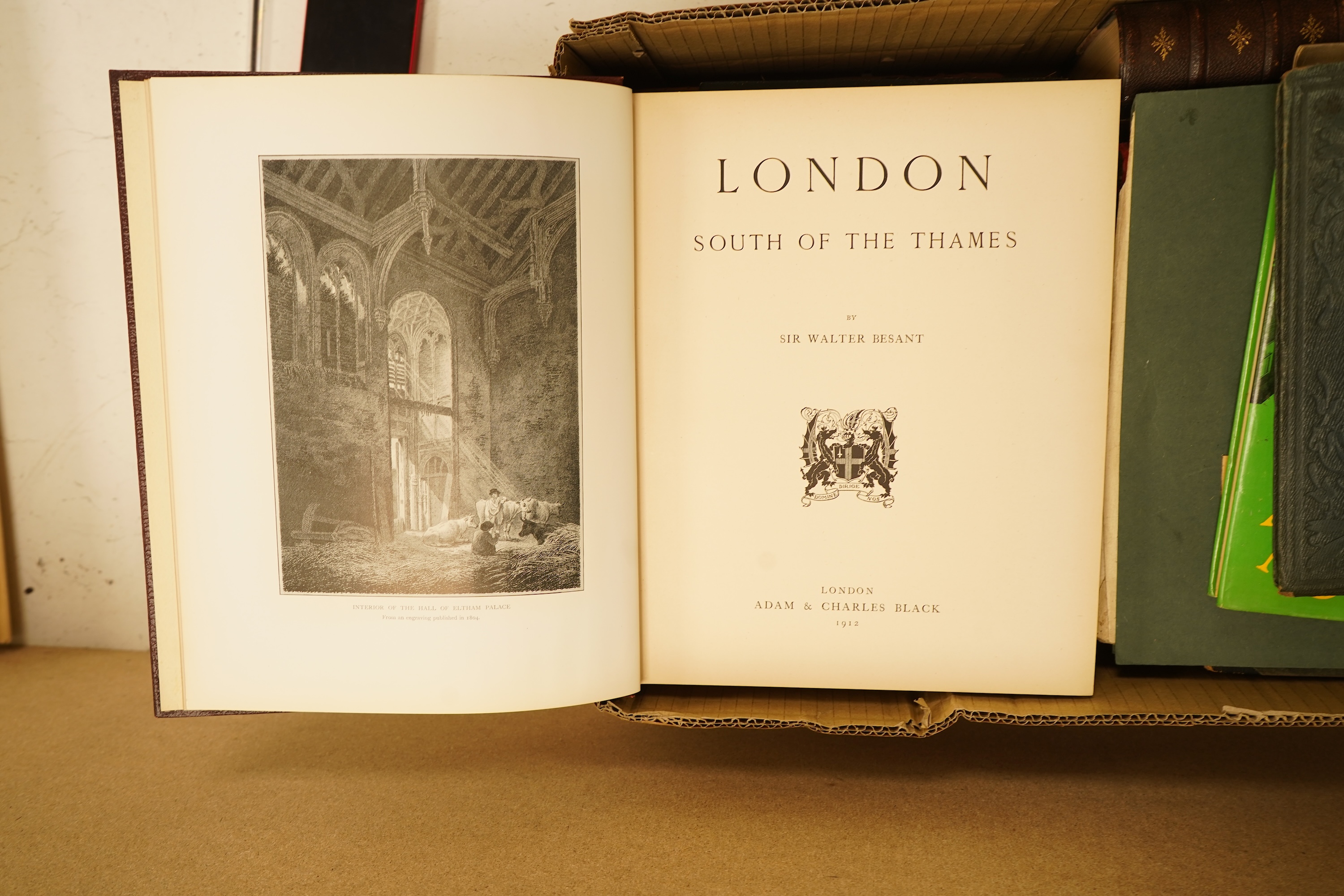 Charles Booth's London Poverty Maps. illus. throughout with coloured maps and other illus.; half cloth and paper boards, folio. 2019. *some contemp. photos. were added for this edition; London County Council - Survey of